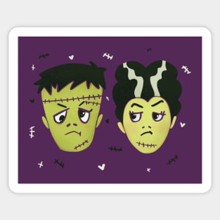 Franken Couple Sticker